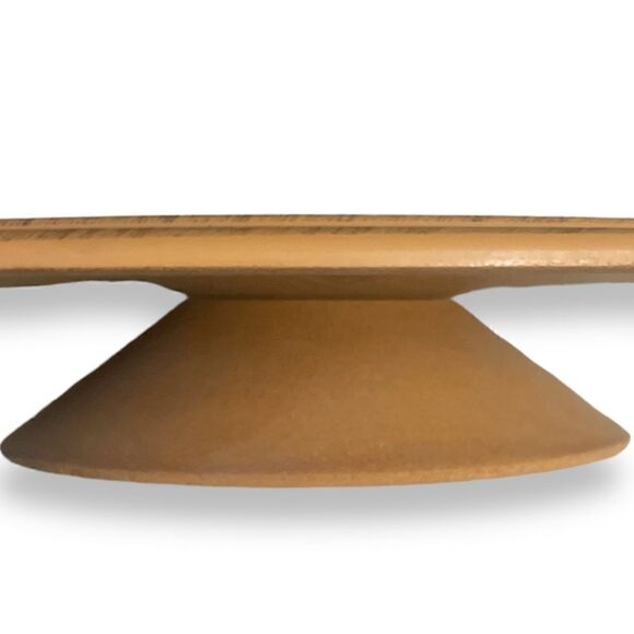 Vintage California Pottery Section Chip Dip Relish Lazy Susan Serving Snack Set - Picture 14 of 16